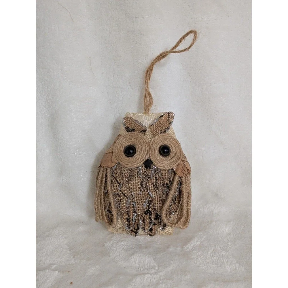 Vtg Styrofoam Owl Ornament
